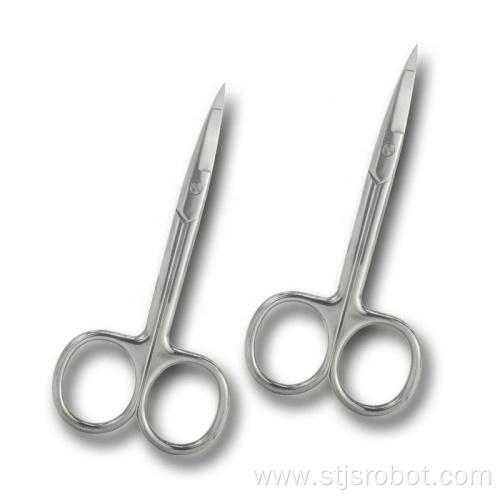 Customized Logo Stainless Steel Beauty Scissors Hairdressing Trimming Scissors Eyelash Scissors